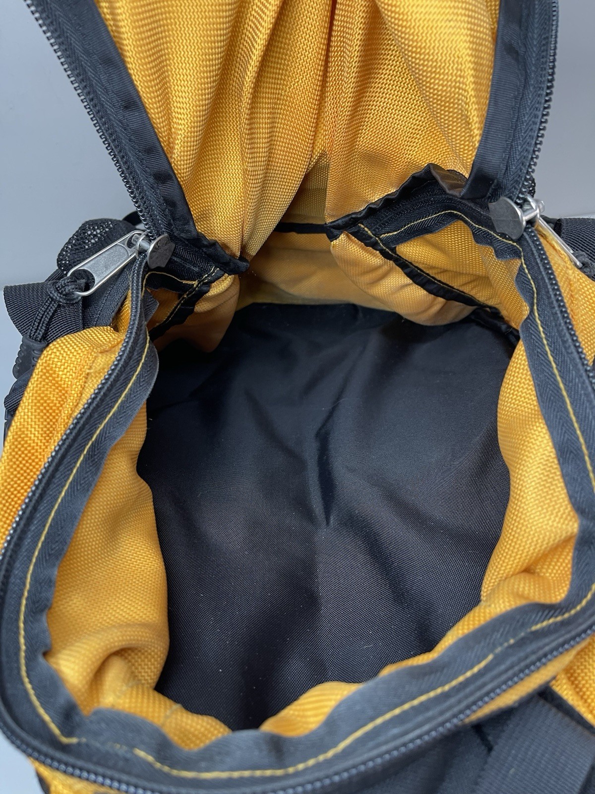 Rare Vintage Black Yellow Oakley Software Backpack Gorpcore Military