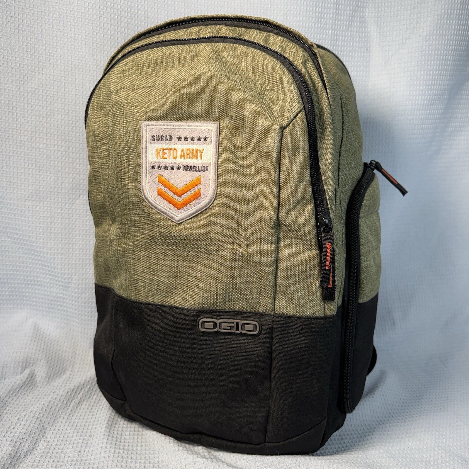 OGIO Rockwell Pack Backpack 411072 17″ Padded Laptop Tablet Olive Green / Black