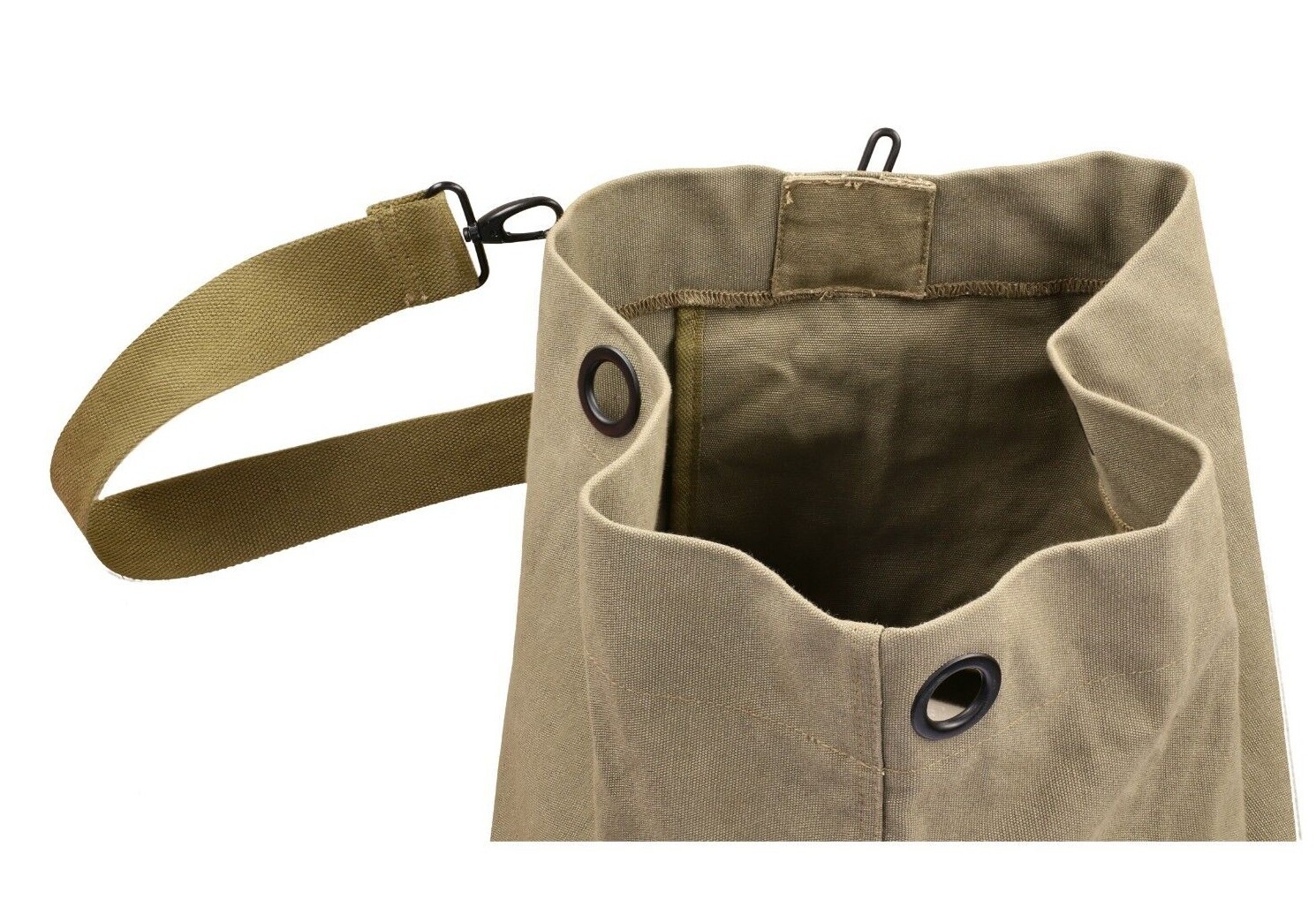 WHITEDUCK G.I Top Load Bag Canvas Duffle Bag 2 Strap Waterproof Military Outdoor