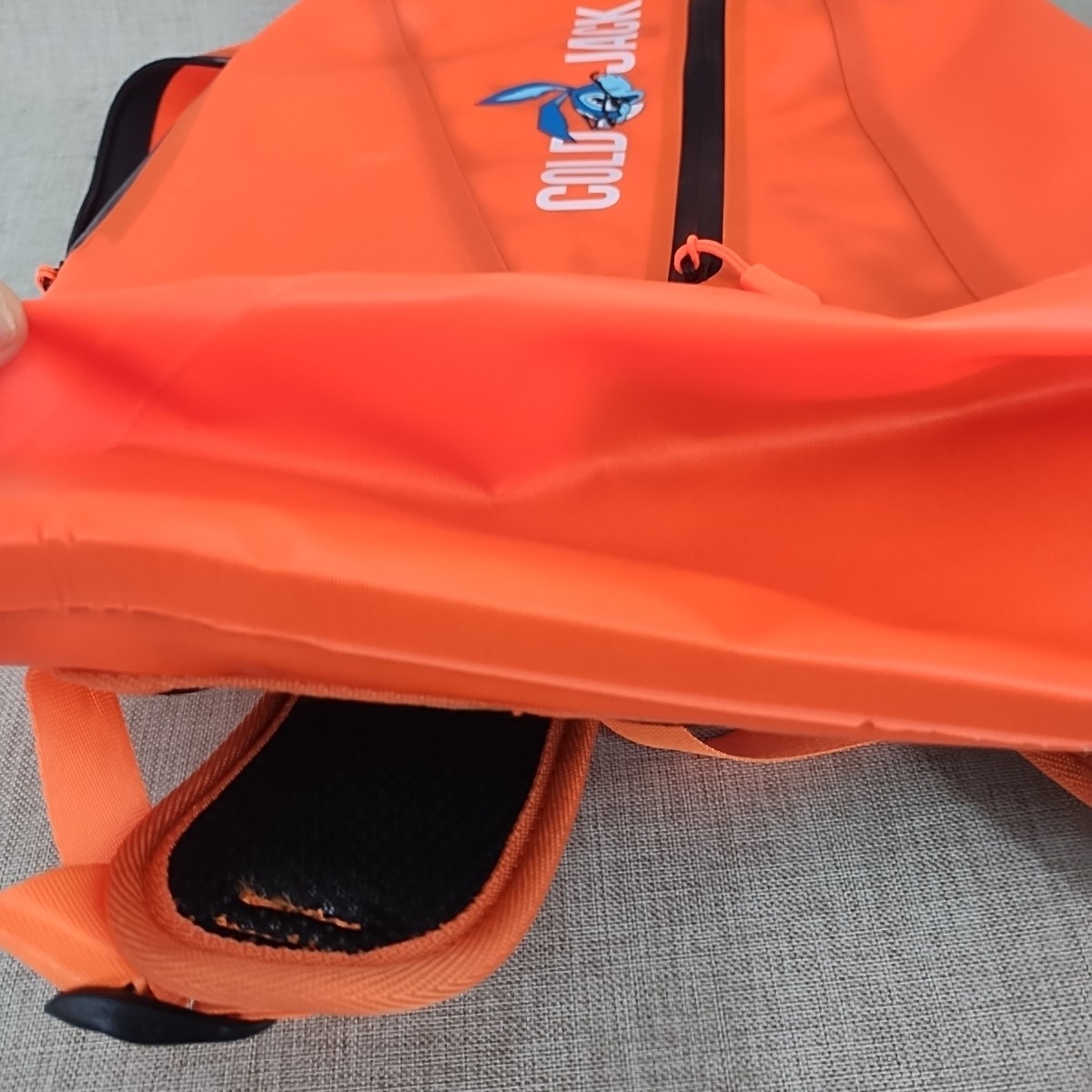 Cold Jack Athletic Backpack Orange Water Resistant Holds 14” Laptop NEW READ