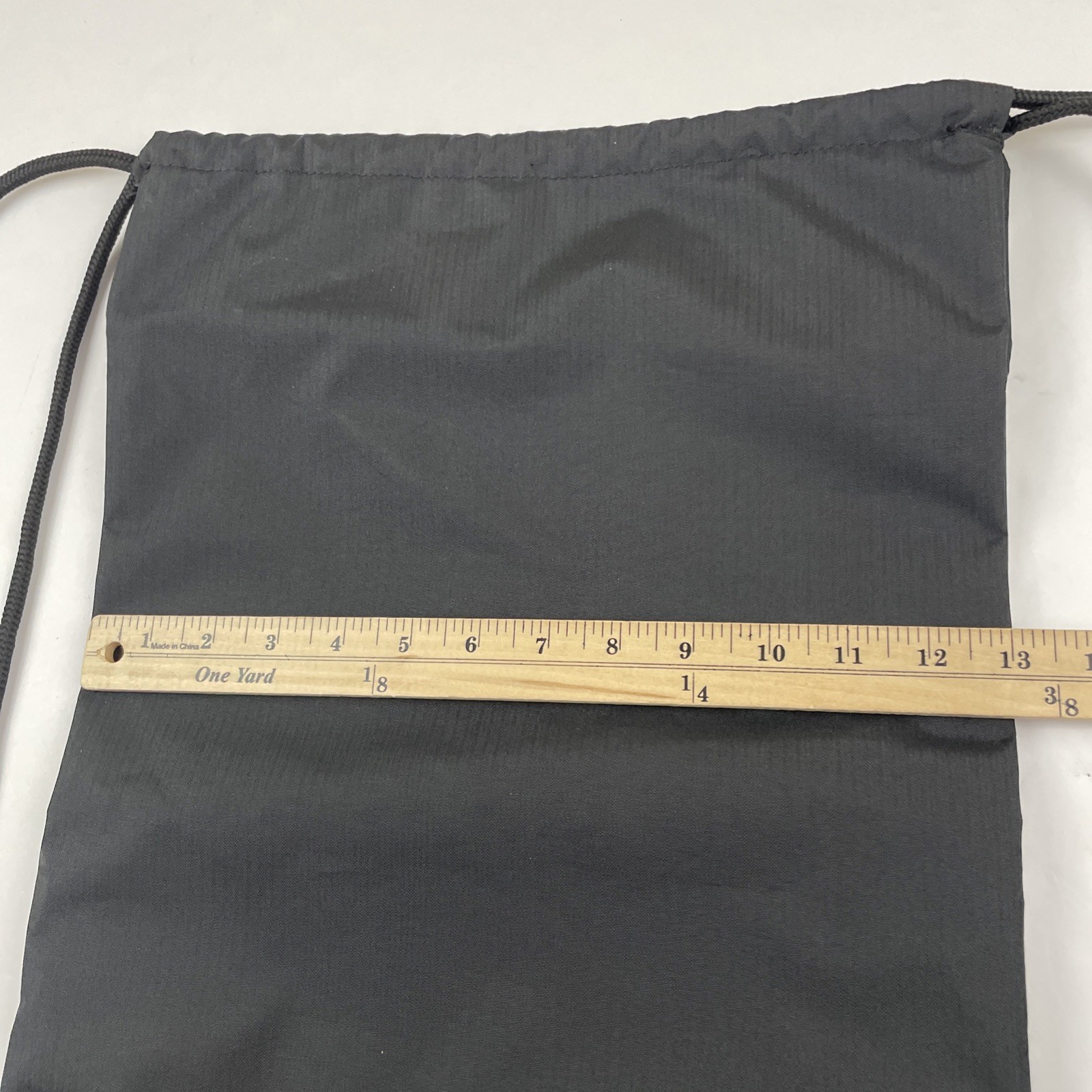 New Nike Brasilia 9.5 Drawstring Training Gym Sack Black 20″x 13″ Canvas Poly