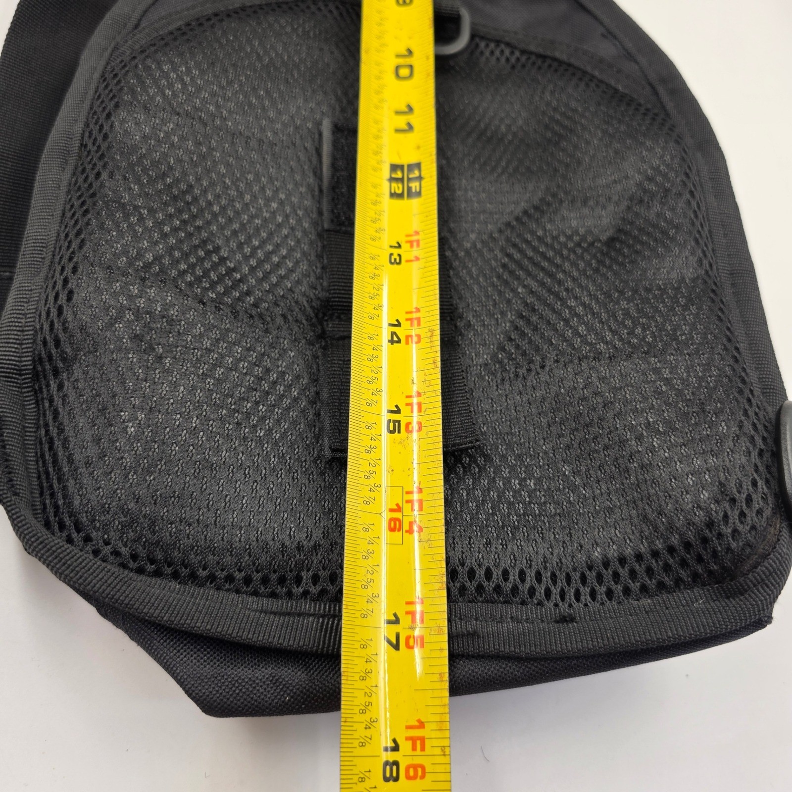 Black Tactical Sling Bag MOLLE Messenger Shoulder Pack Utility EDC Gear