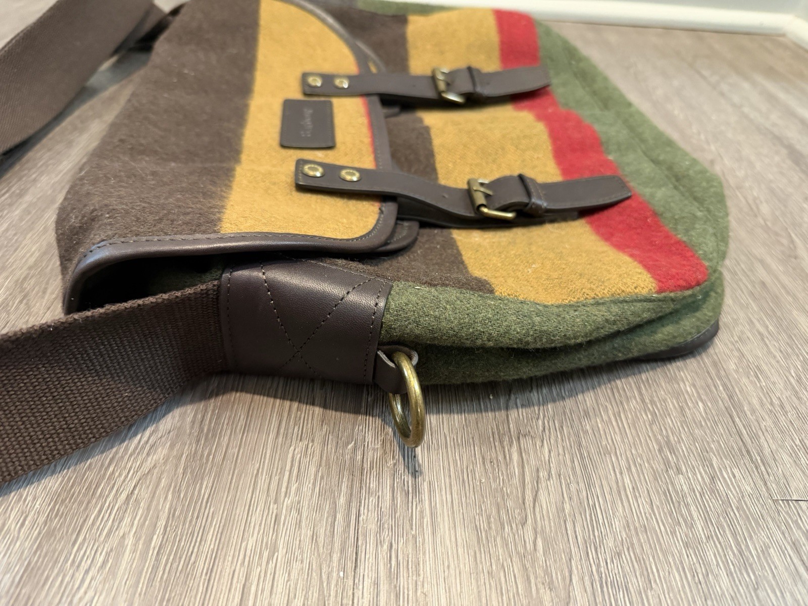 BARBOUR WOOL TARRAS BAG – Multicolor Rare Color-way – EXCELLENT