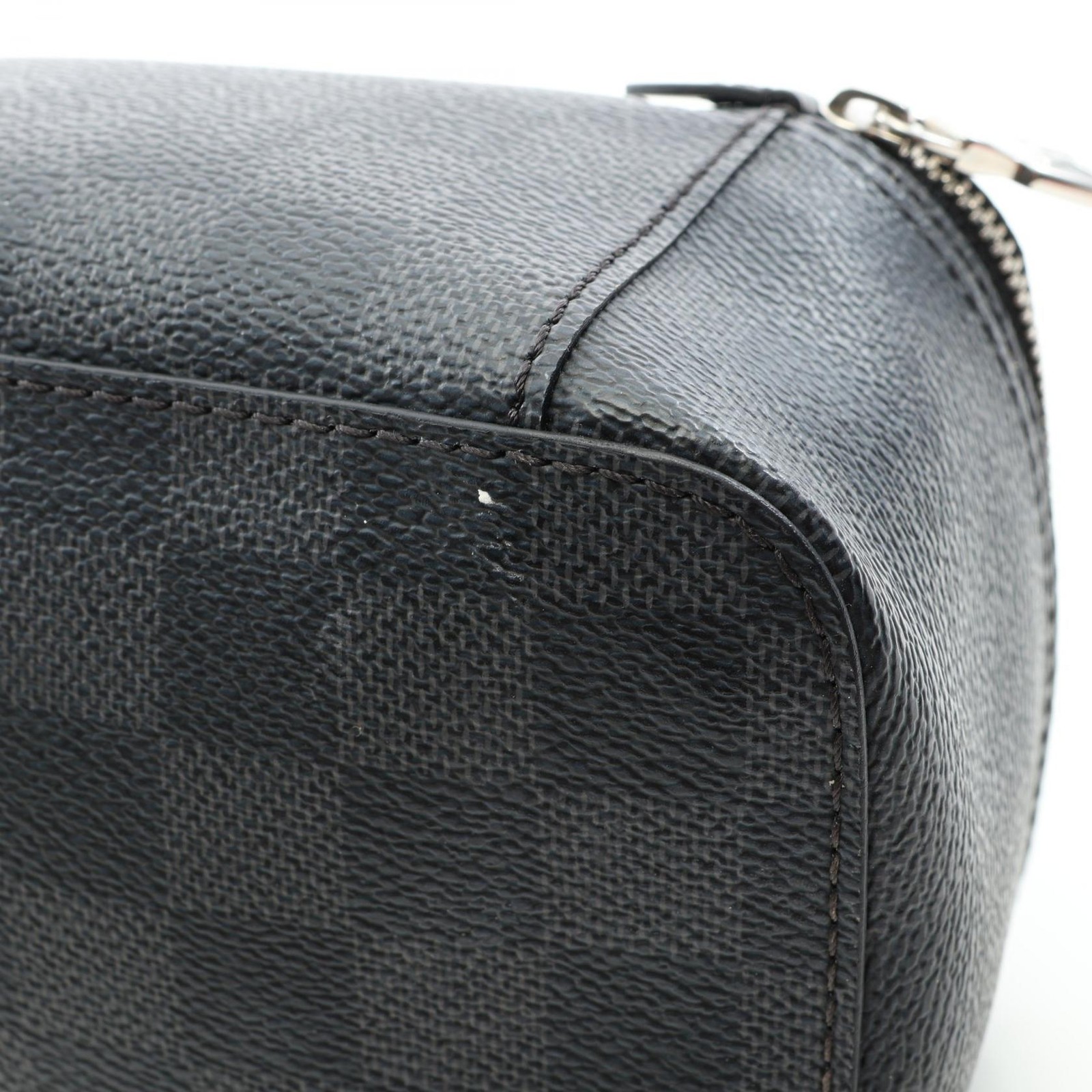 LOUIS VUITTON Rangement PM Pouch purse bag N40181 Damier graphite leather