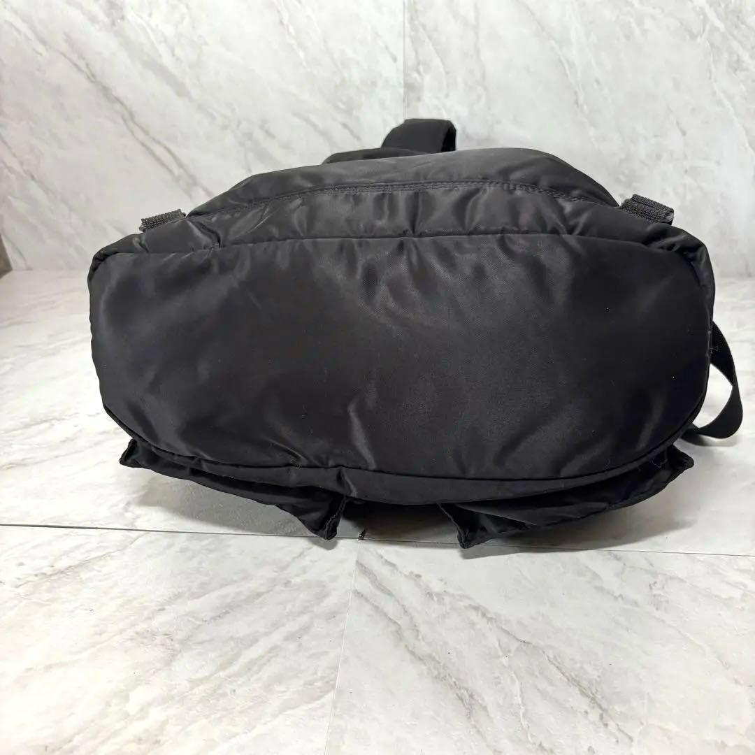 PORTER TANKER Backpack Rucksack Black Nylon Daypack Japan Vintage