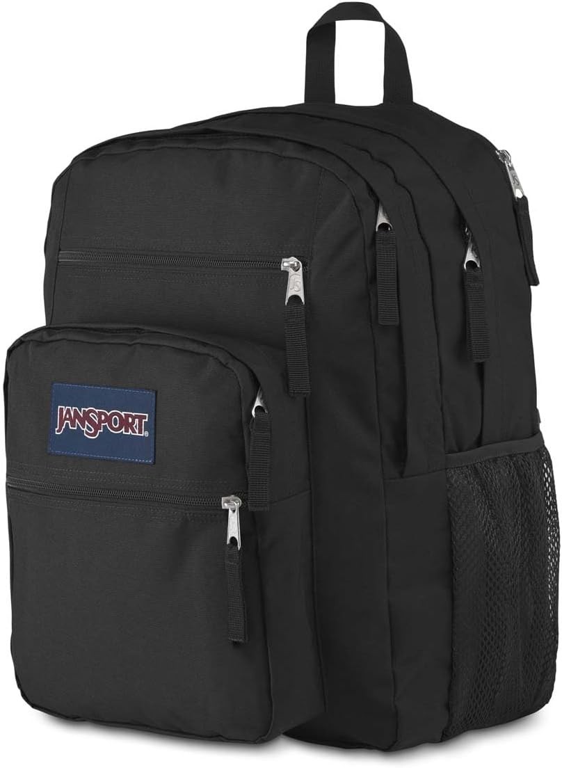 NEW JanSport Big Student Laptop Backpack – Black (17″ x 13″ x 7.5″)
