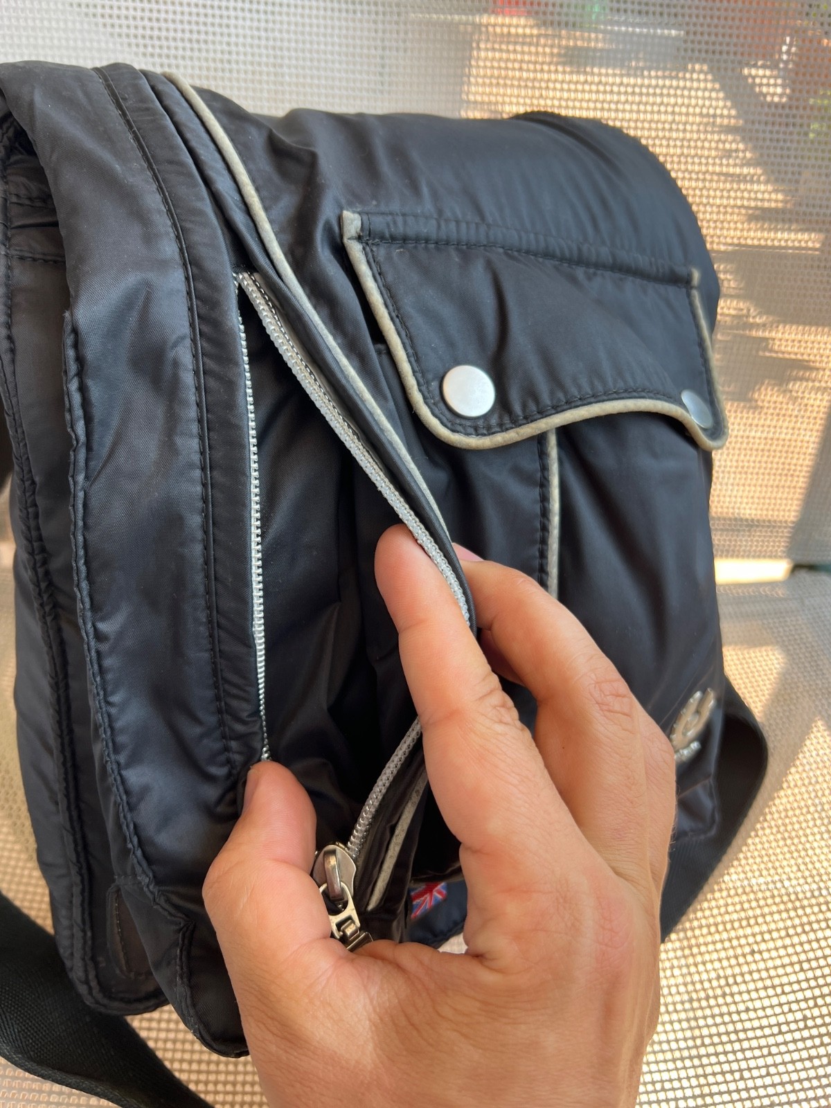 BELSTAFF Shoulder bag multipockets Waterproof Malenotti