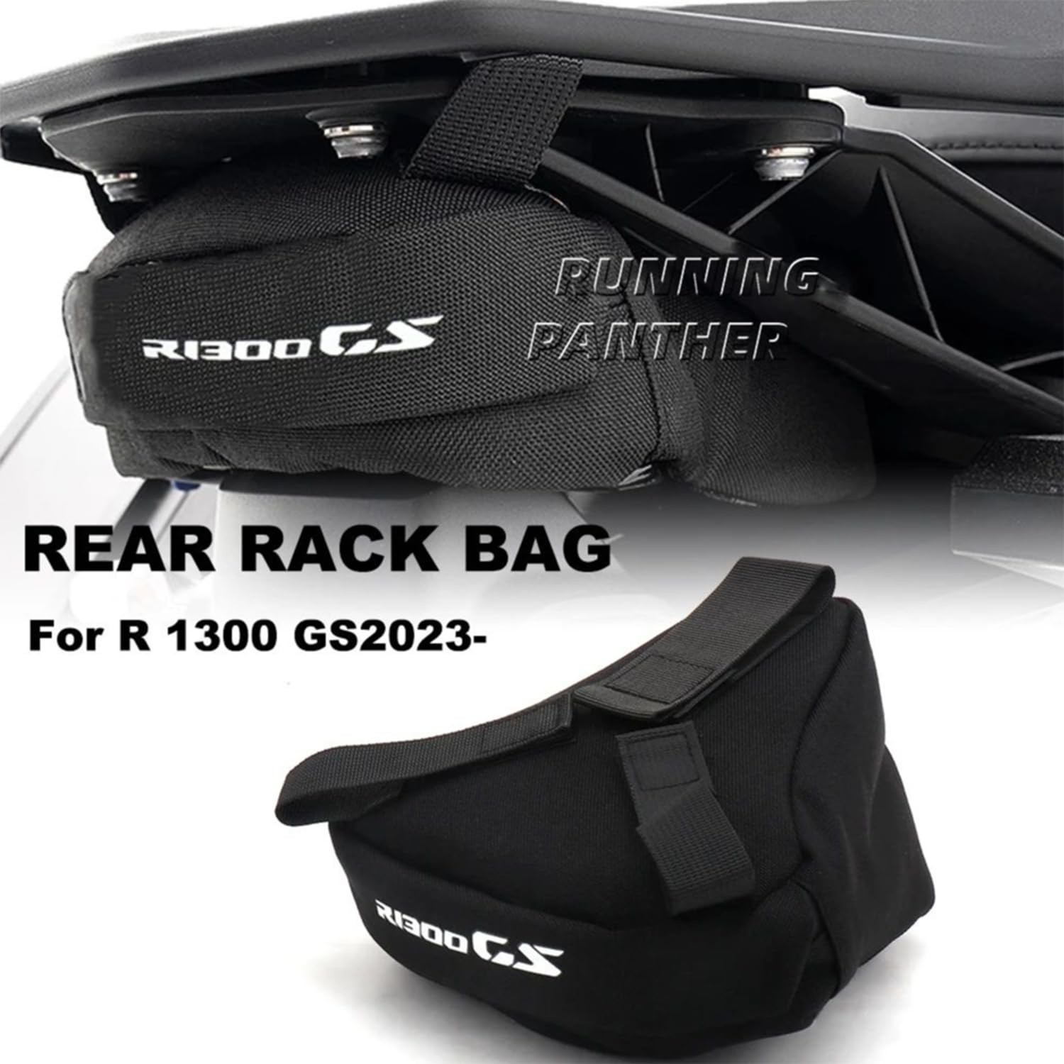 Motorcycle Rear Tail Bag Luggage Rack Bag Toolkit Waterproof Invisible Storag…