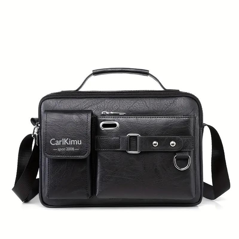 Men’s Business Single-shoulder Bag, Suitable for Business Trips. Made of Pu Mate