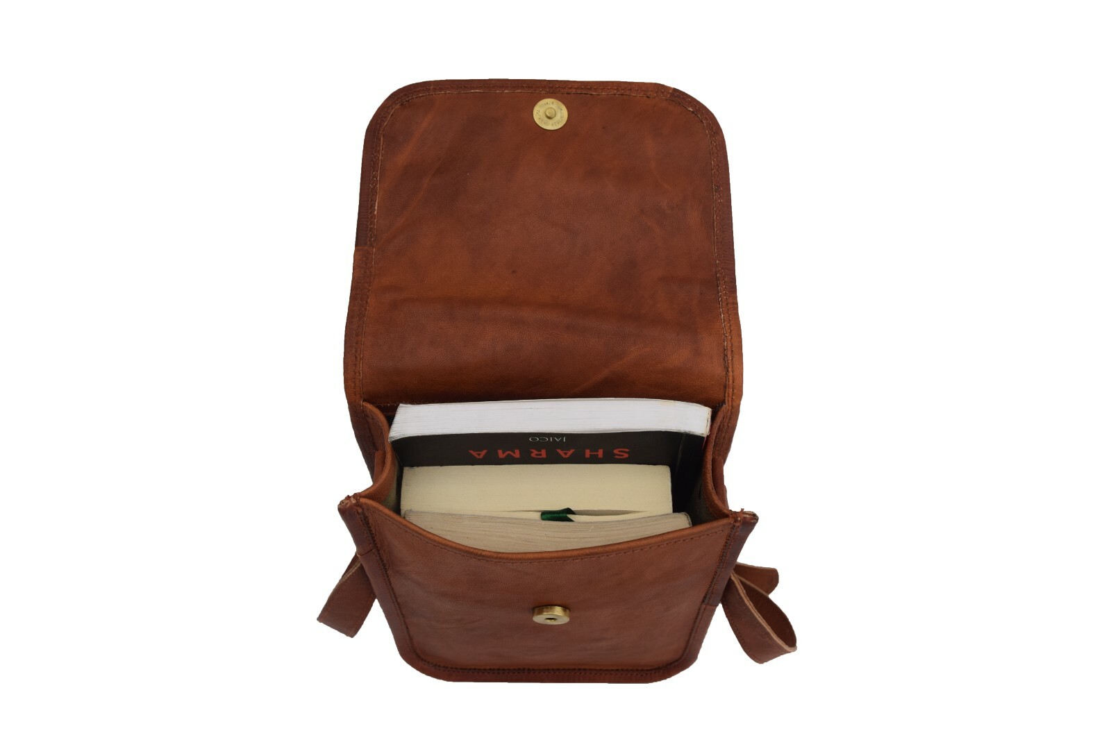 Vintage Leather Messenger Crossover Bag Mobile Purse Wallet Handbag Sling 9 In