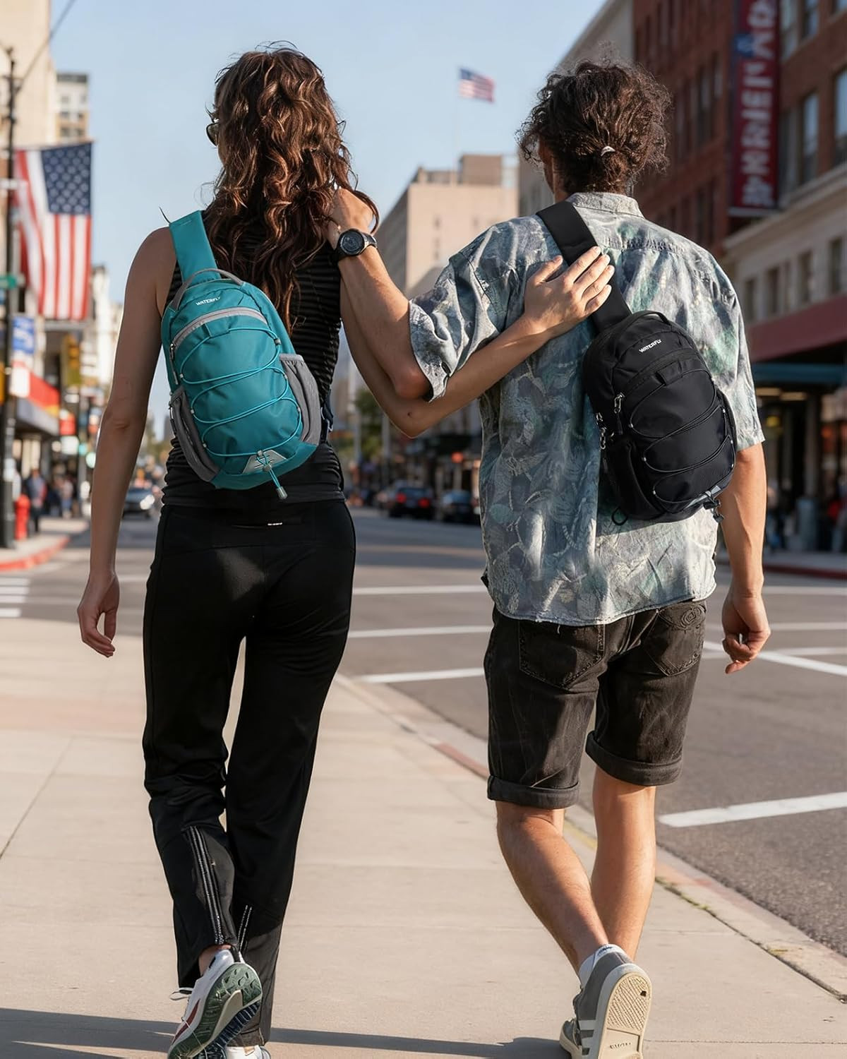 Lightweight RFID Anti-Theft Sling Bag | Water-Resistant Crossbody Backpack