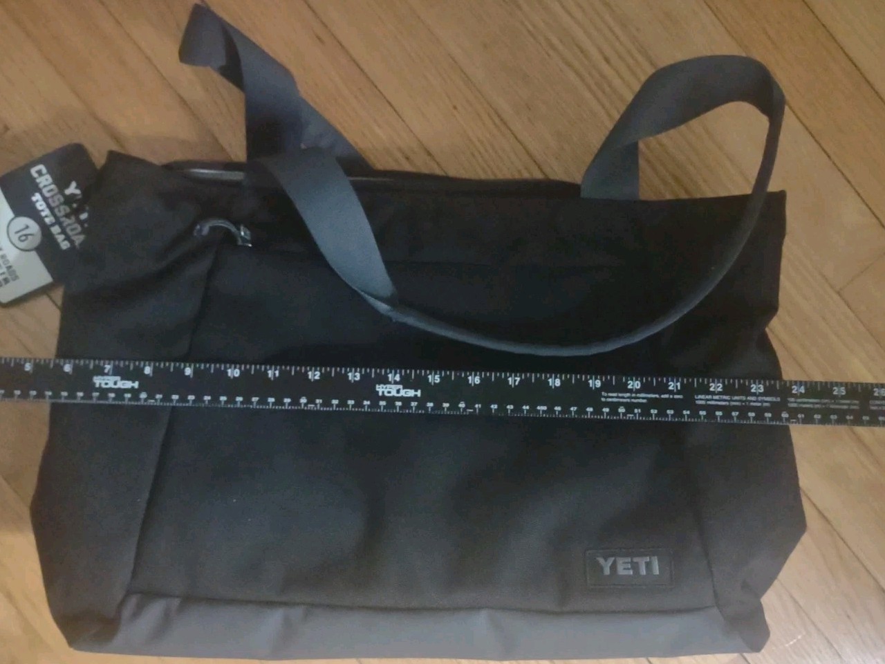 YETI Crossroads Tote 20L Black Padded Laptop Travel Work Carryall Bag New W/Tag