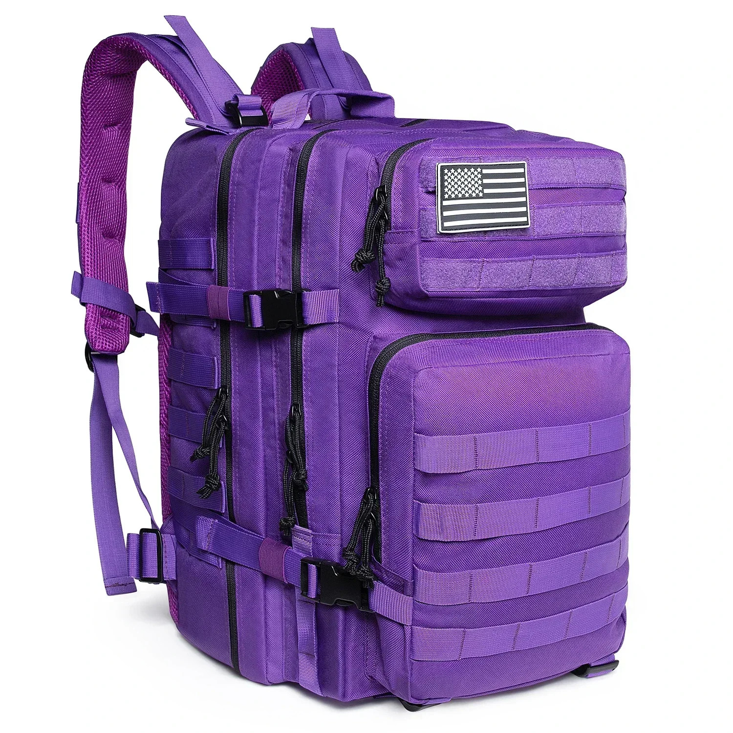 45L Tactical Backpack Large Capacity Outdoor Hiking Fitness Camping Gear Bag