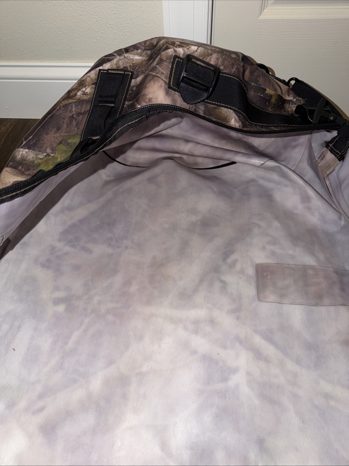 Retired RTIC Waterproof Duffle Bag 140L Kanati Camo Backpack Straps Heavy Duty
