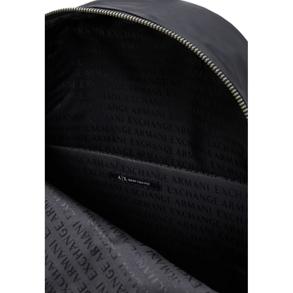 Armani Exchange Black Polyamide Backpack 100% Authentic
