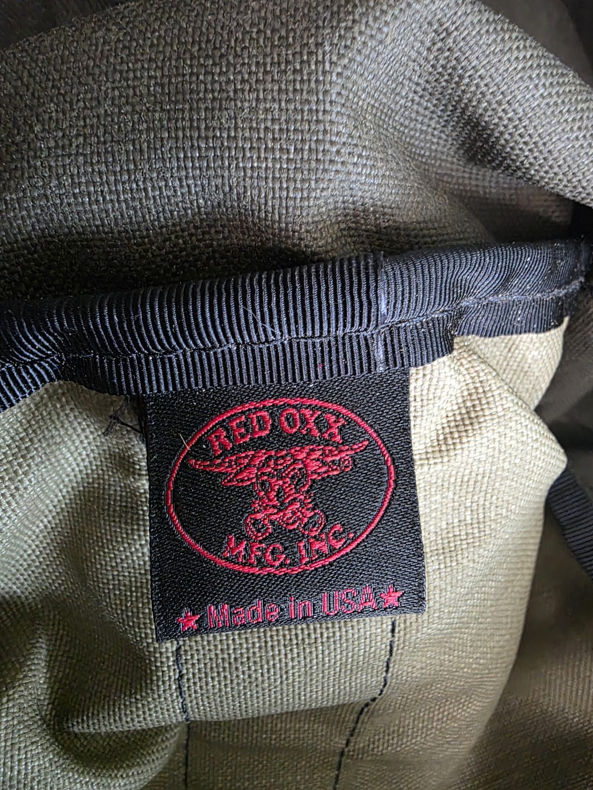 Red Oxx Safari-Beanos Bag PR5 – Olive Green- Medium Duffel with Claw Strap – USA