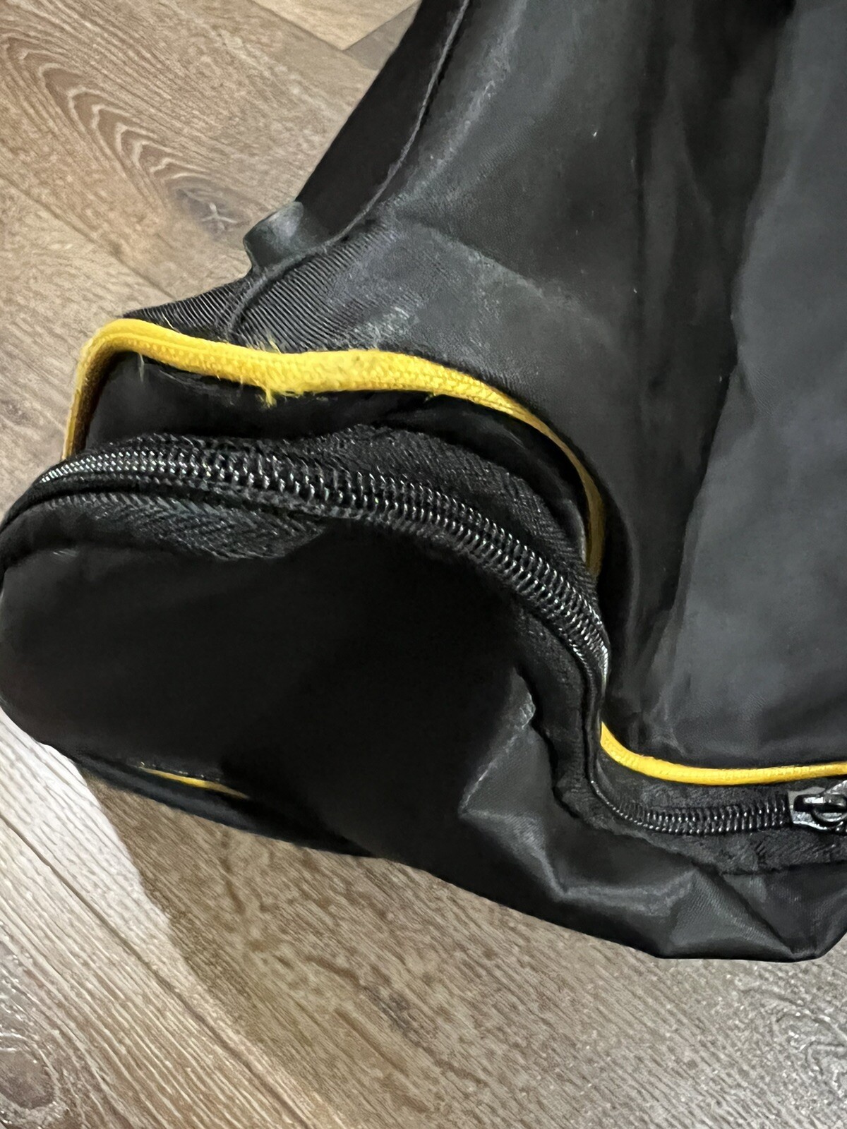 HUMMER travel / duffle large bag black and yellow