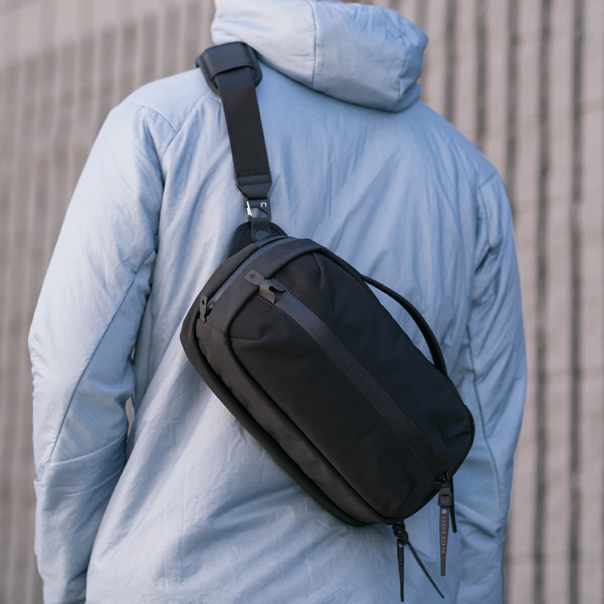 BLACK EMBER GRIP SLING EmberTex SHOULDER BAG Black