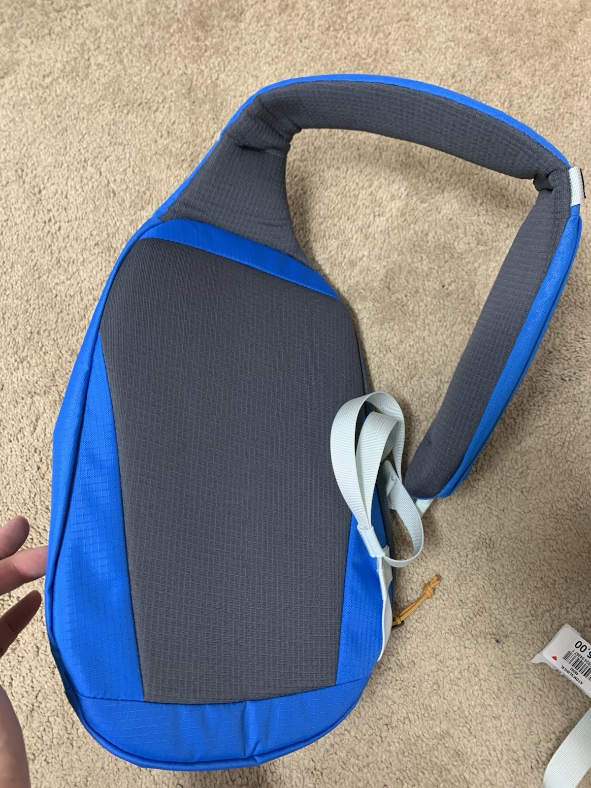 Patagonia Atom Sling 8L – Patchwork Vessel Blue – Lightweight Crossbody Pack Bag