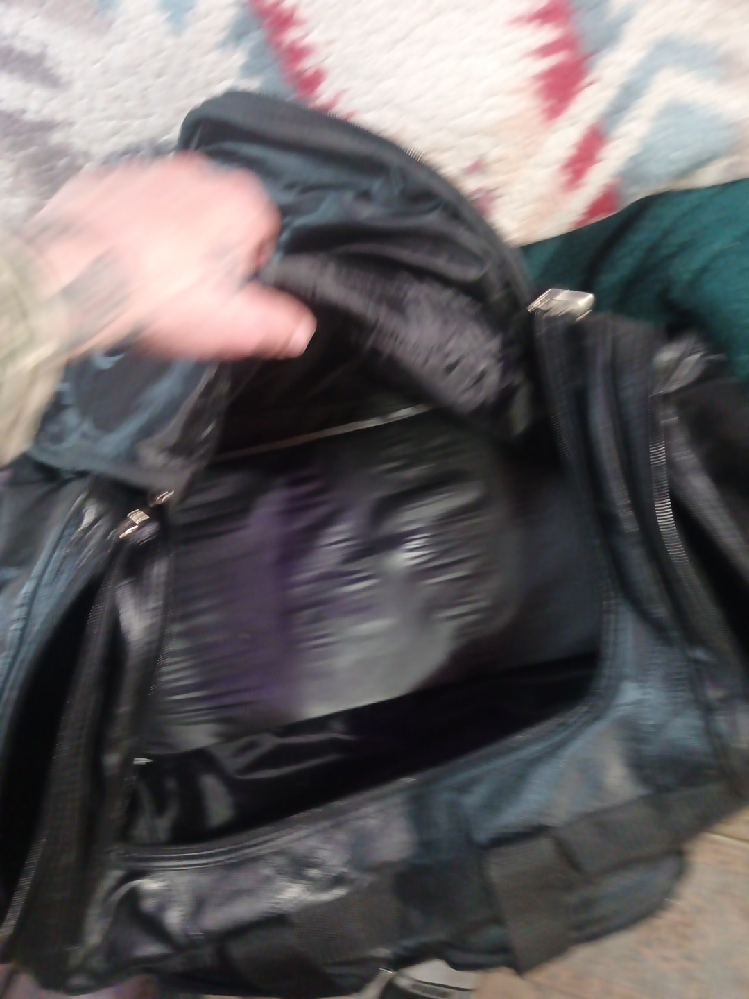 Black Genuine Leather Handcrafted Duffel Bag 22 In