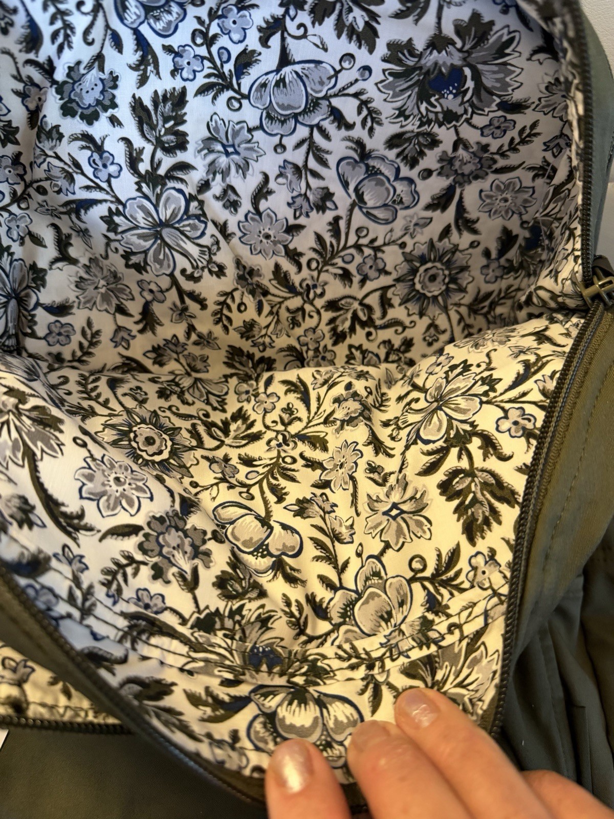 Vera Bradley XL Campus Backpack Climbing Ivy Green, NWT