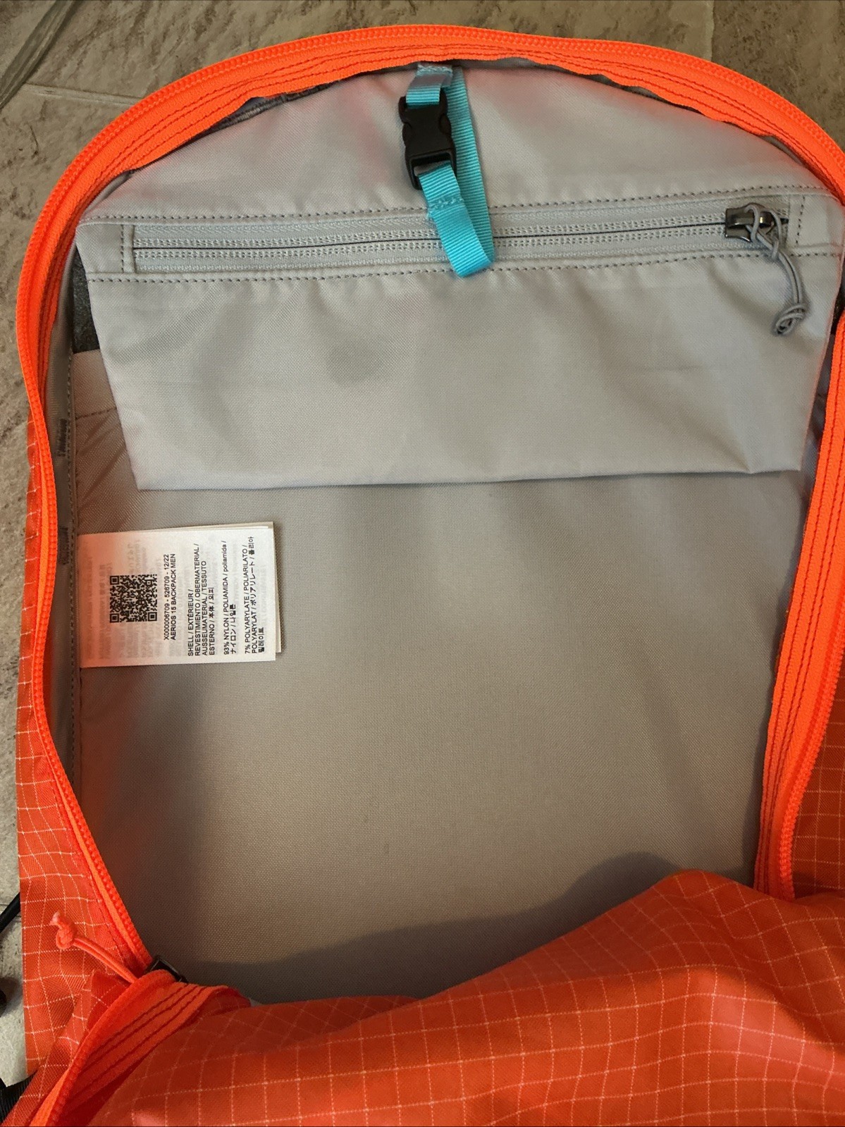 New Arc’teryx Aerios 15 Backpack Men Phenom Orange Rare