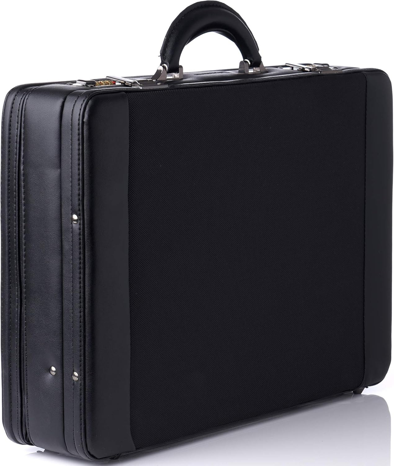 Mens Briefcase | Hard Side Business Case | Expandable Attache Case for Men | Dua