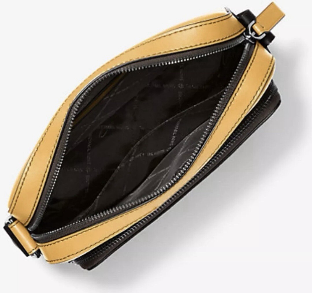 Michael Kors Cooper East West Shoulder Crossbody Flight Bag Yellow