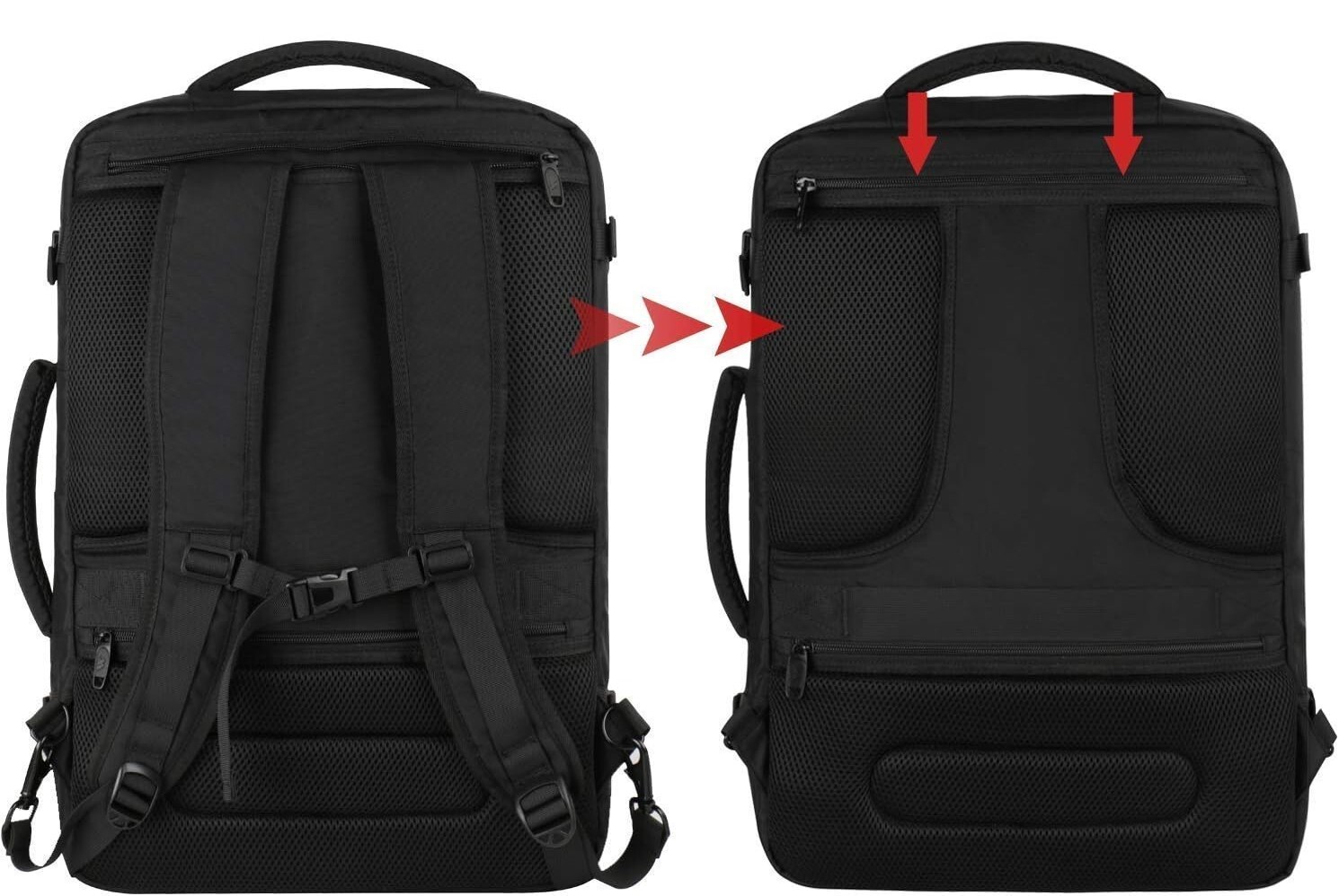 TRAVEL BACKPACK Vancropak 40L Flight Appvd Carry On Water Resistant Expandable