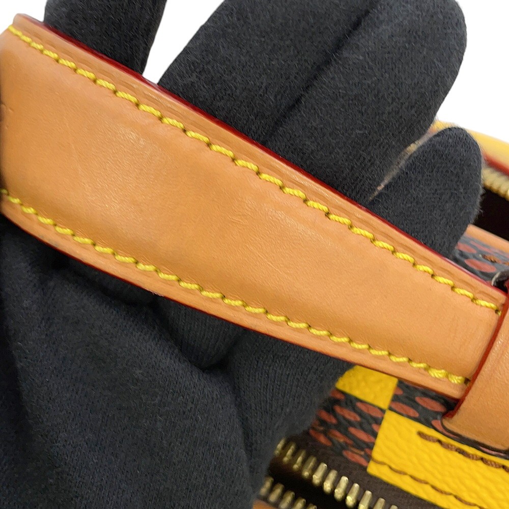 LOUIS VUITTON Chess Messenger Damier・Pop JauneMatt N40562