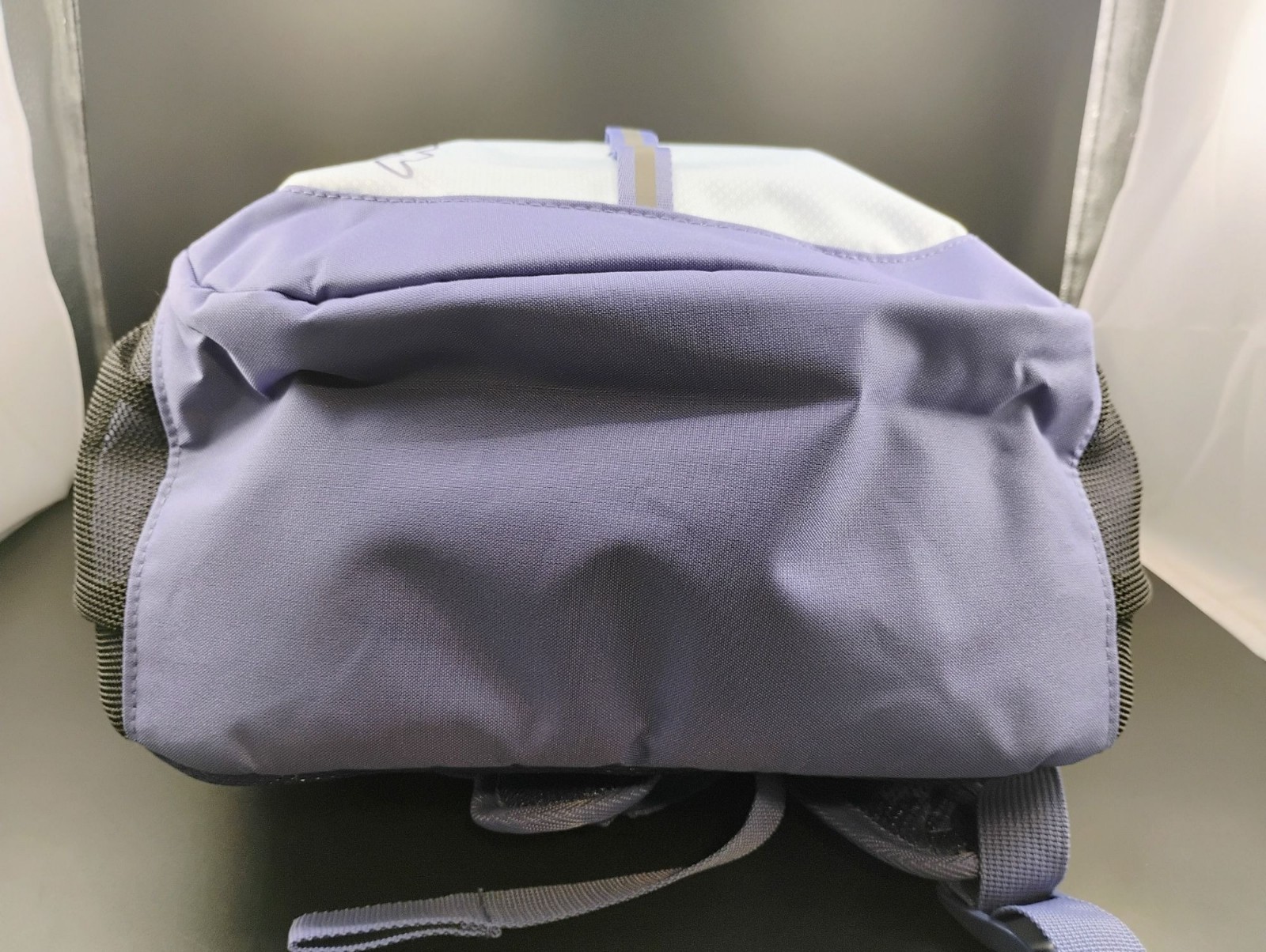 Champion Backpack Purple White Red Mesh Trim Gym School Bookbag