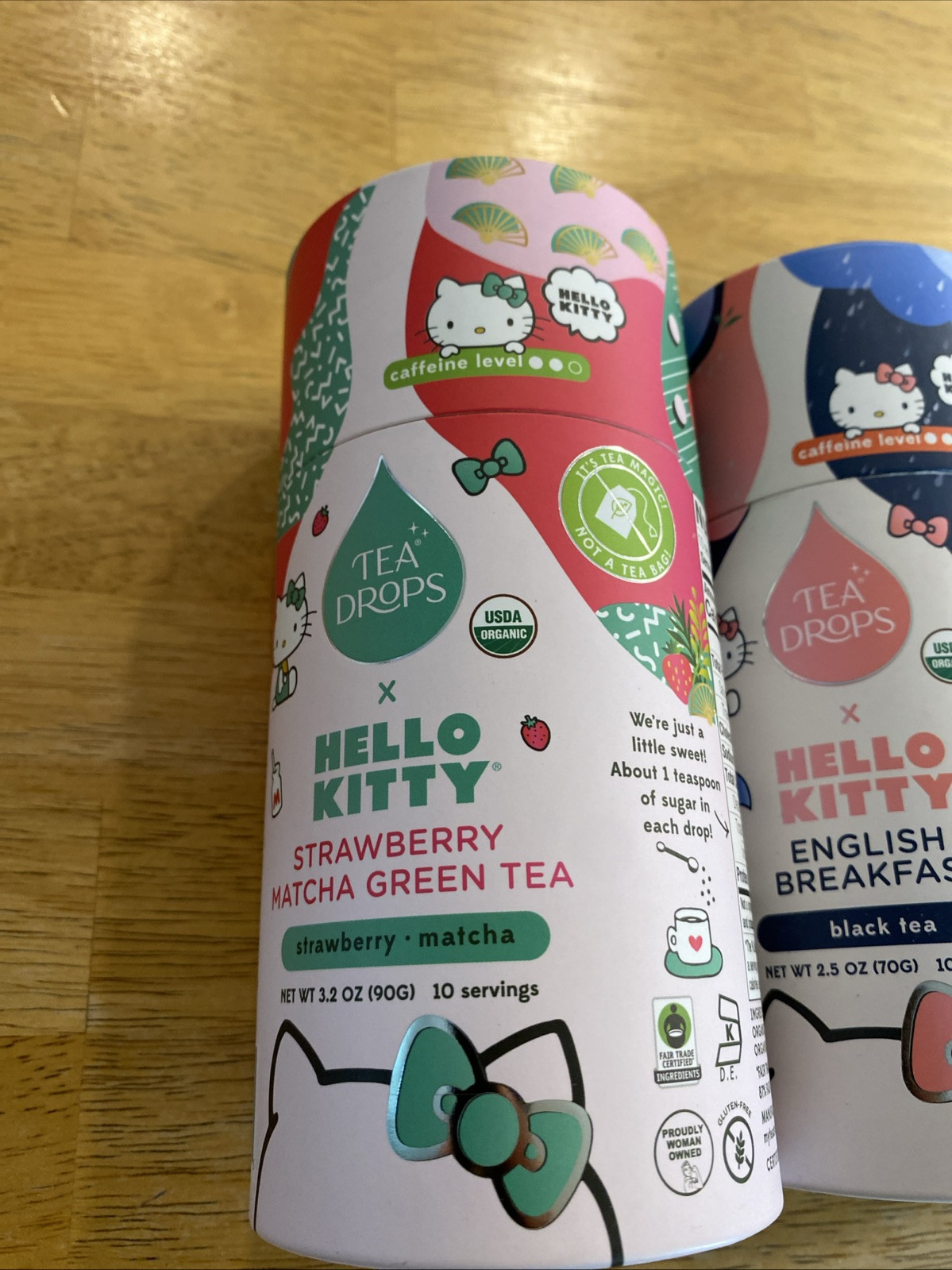 Hello Kitty Organic Tea Drops Gift Set Matcha Apple Pie English Tea Bombs Food