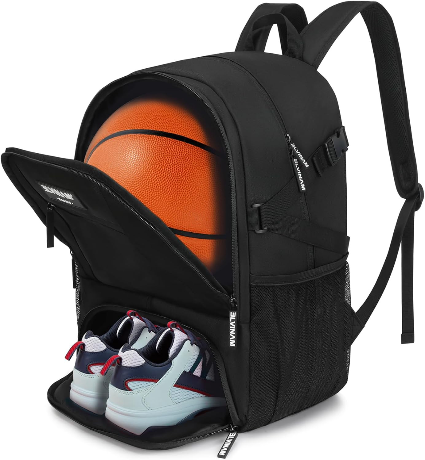 Basketball Backpack with Ball Holder & Shoe Compartment, Large Sports Bag for Me