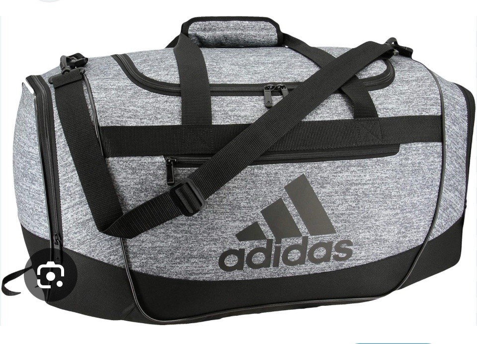 adidas DEFENDER DUFFLE III SMALL DUFFEL – BAG – ONIX JERSEY/ BLACK