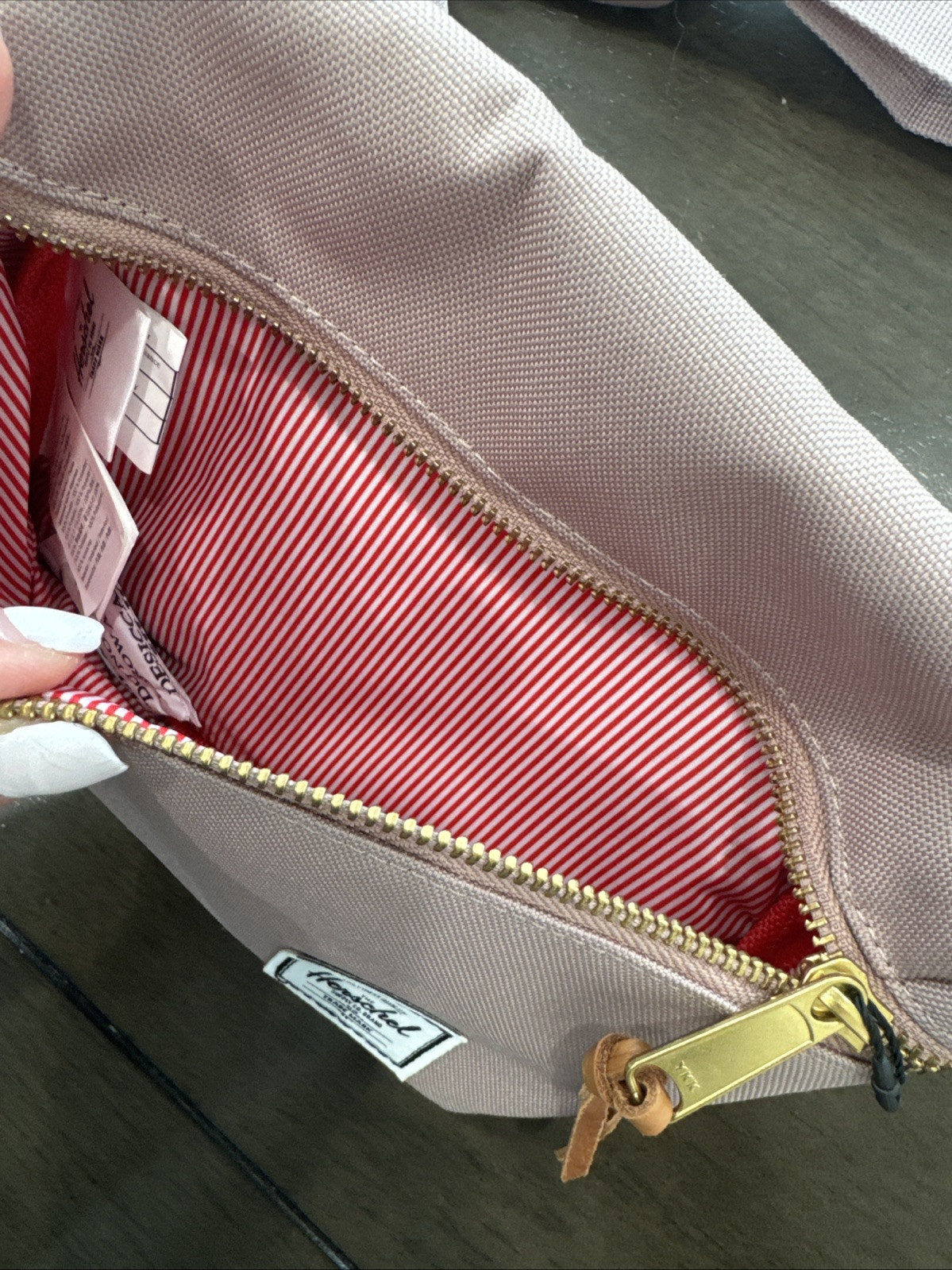 HERSCHEL SUPPLY CO Fifteen Waist Pack, Ash Rose, 2L, NWT, Free Shipping