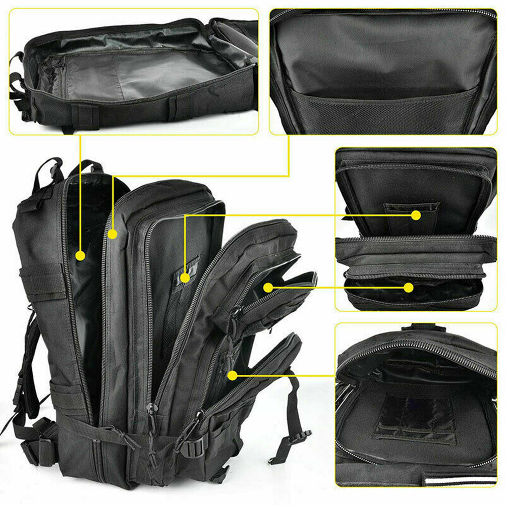 Military Tactical Backpack 30L-70L Large Outdoor Men 3 Day Assault Pack Rucksack