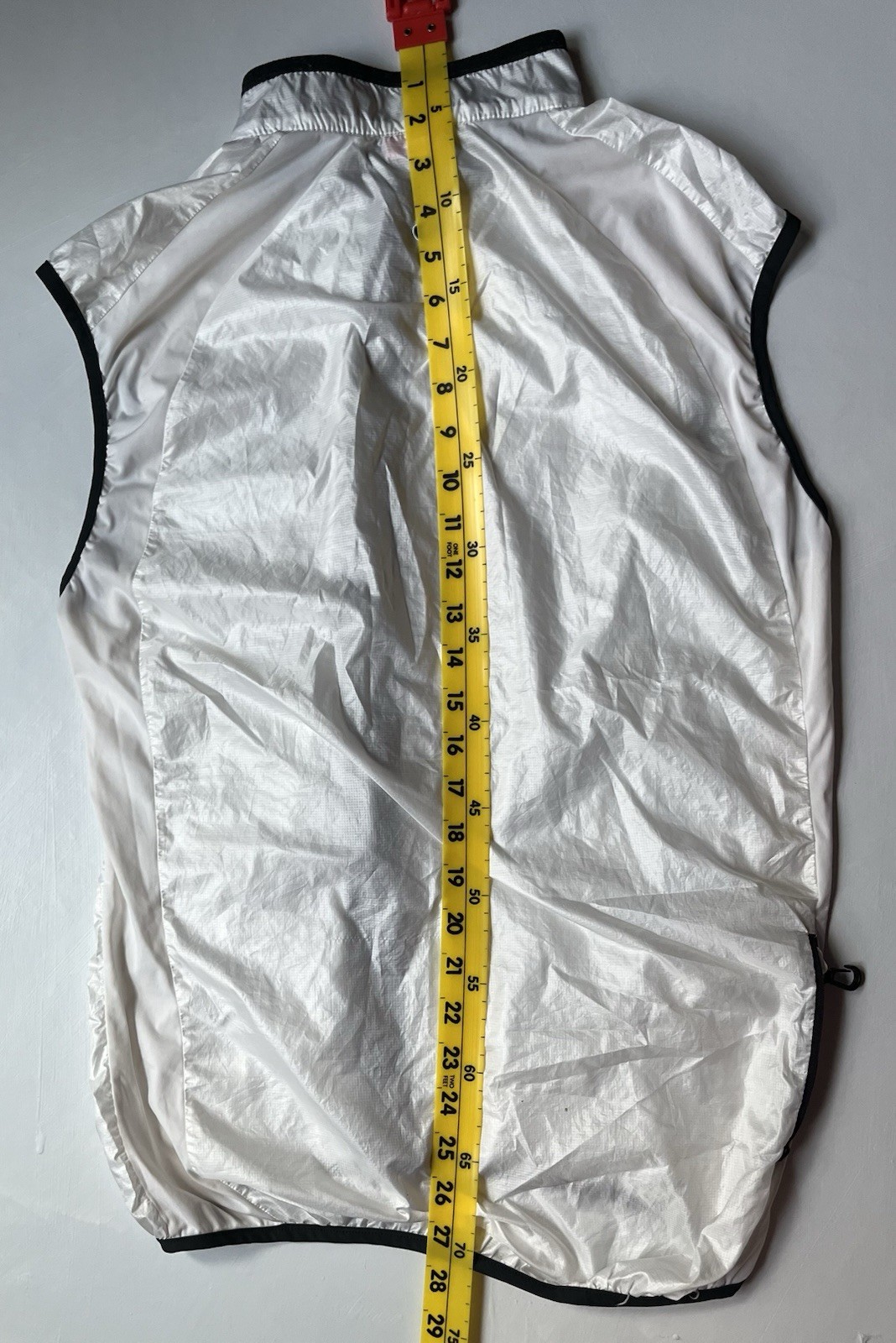 Women’s L White Capo Sleeveless Zip-Up Cycling Wind Vest/Jacket *READ BELOW*