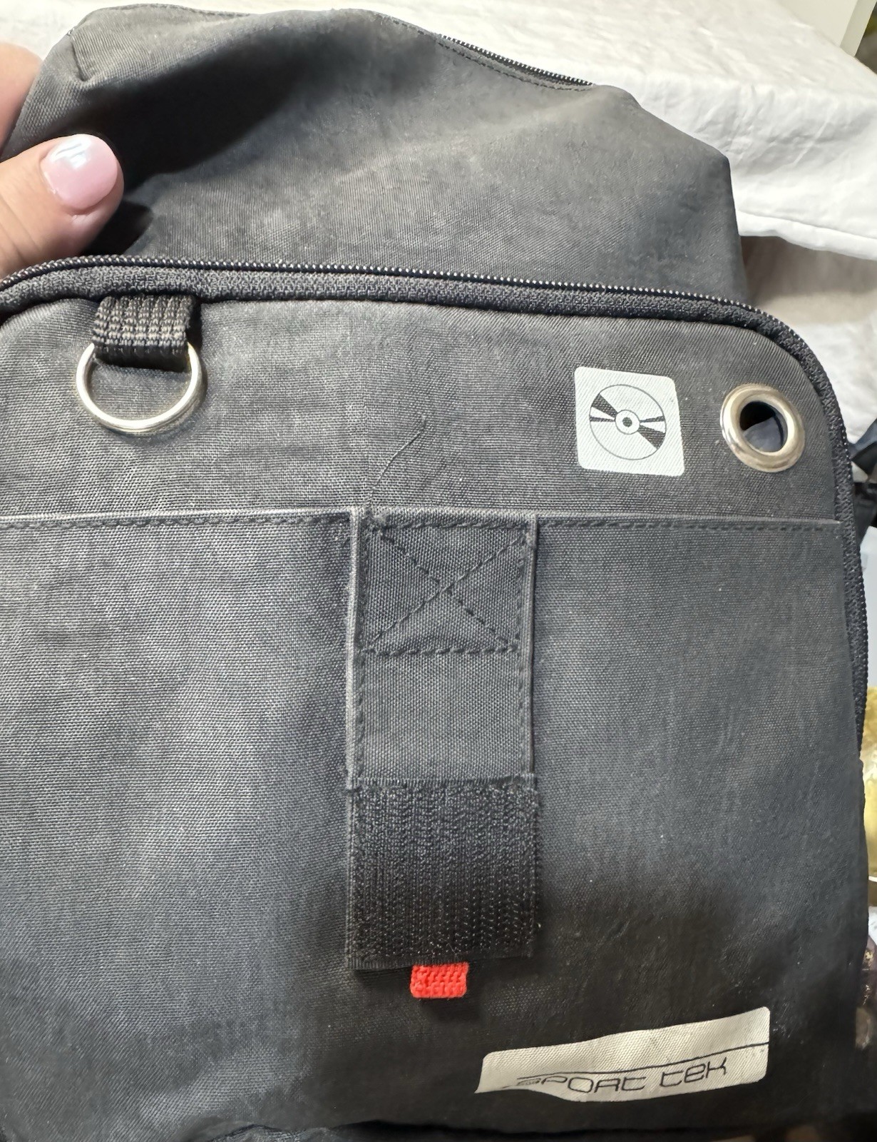 Vintage RARE Sport Tek CD Player Backpack Black