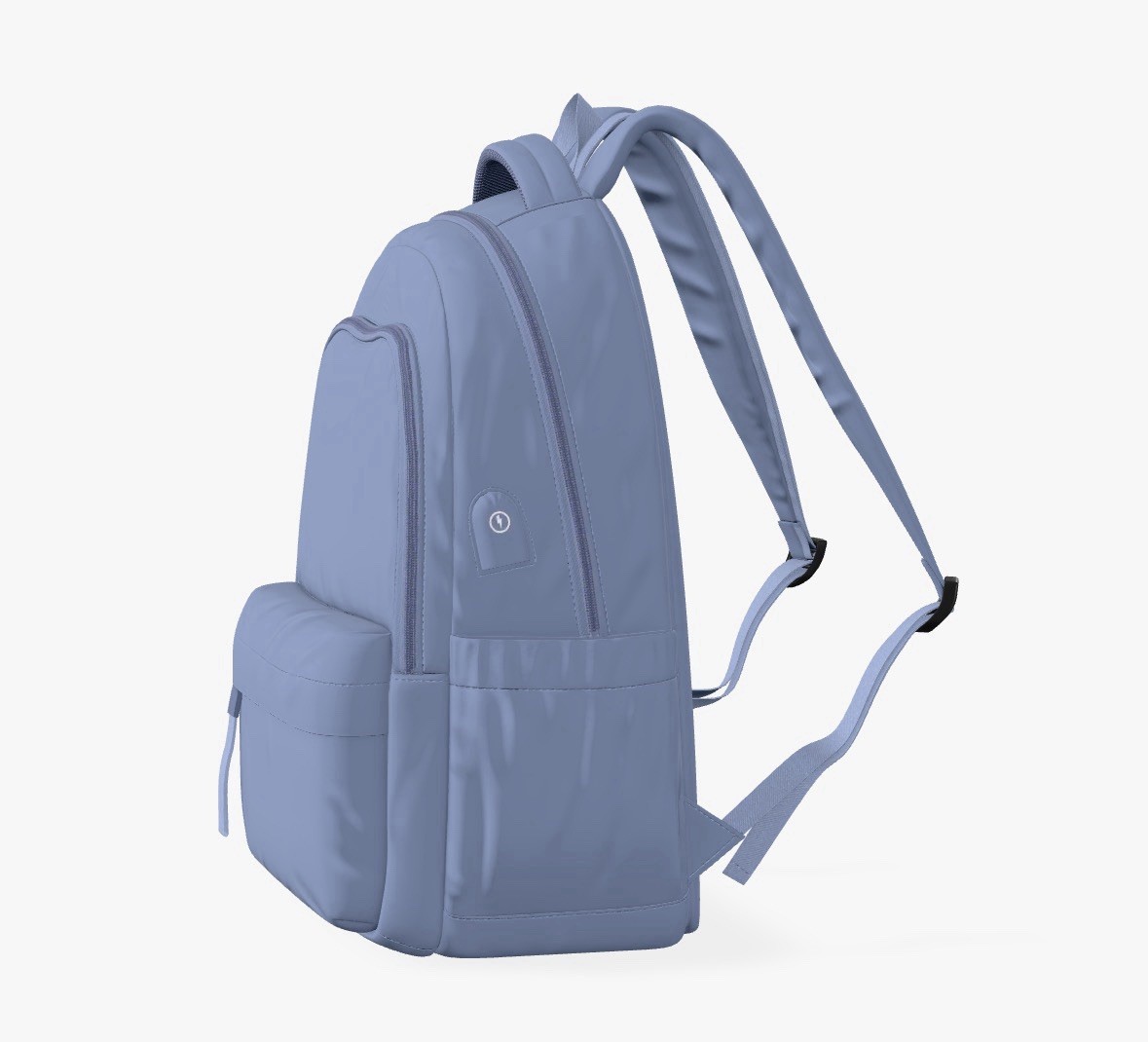 Waterproof 14″ Laptop Backpack USB Charging Port Office School Travel Bag NWT