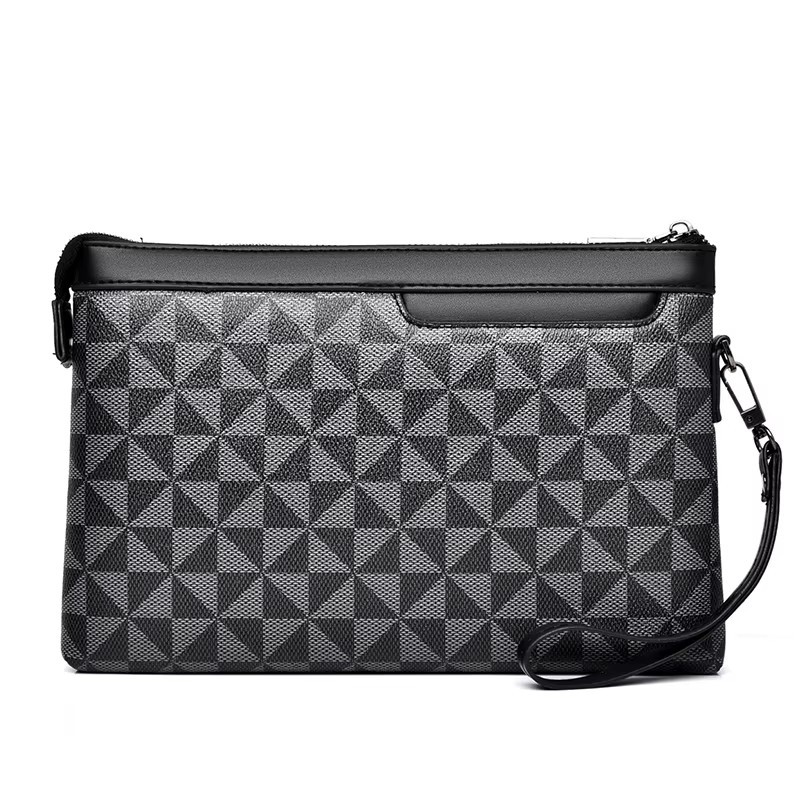 Luxury Designer Business Men Day Clutch High Quality PU Leather Money Pouch Bag