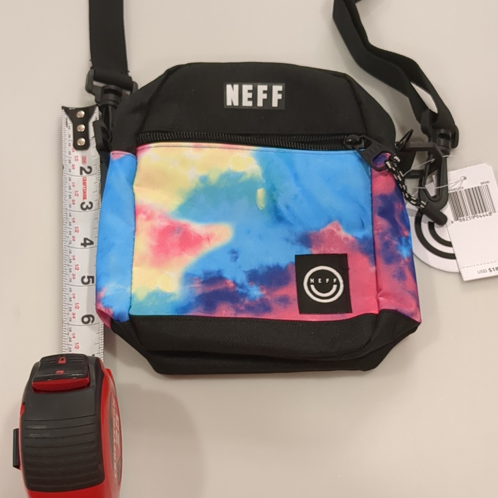 Neff Crossbody Tie Dye Adjustable Strap Bag **BEST OFFER**