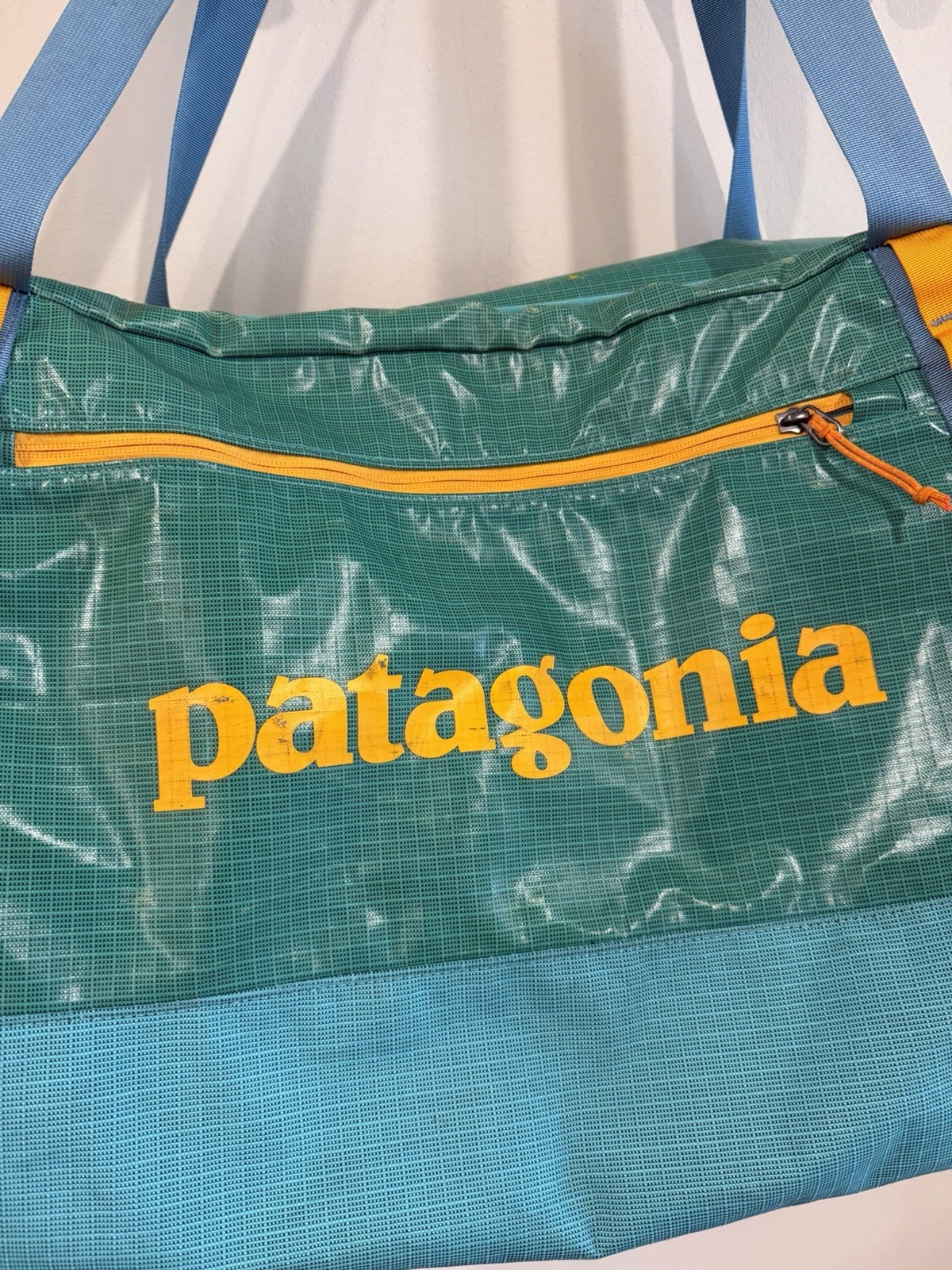 Patagonia Black Hole 120L Duffel Bag Howling Turquoise Rare 49351