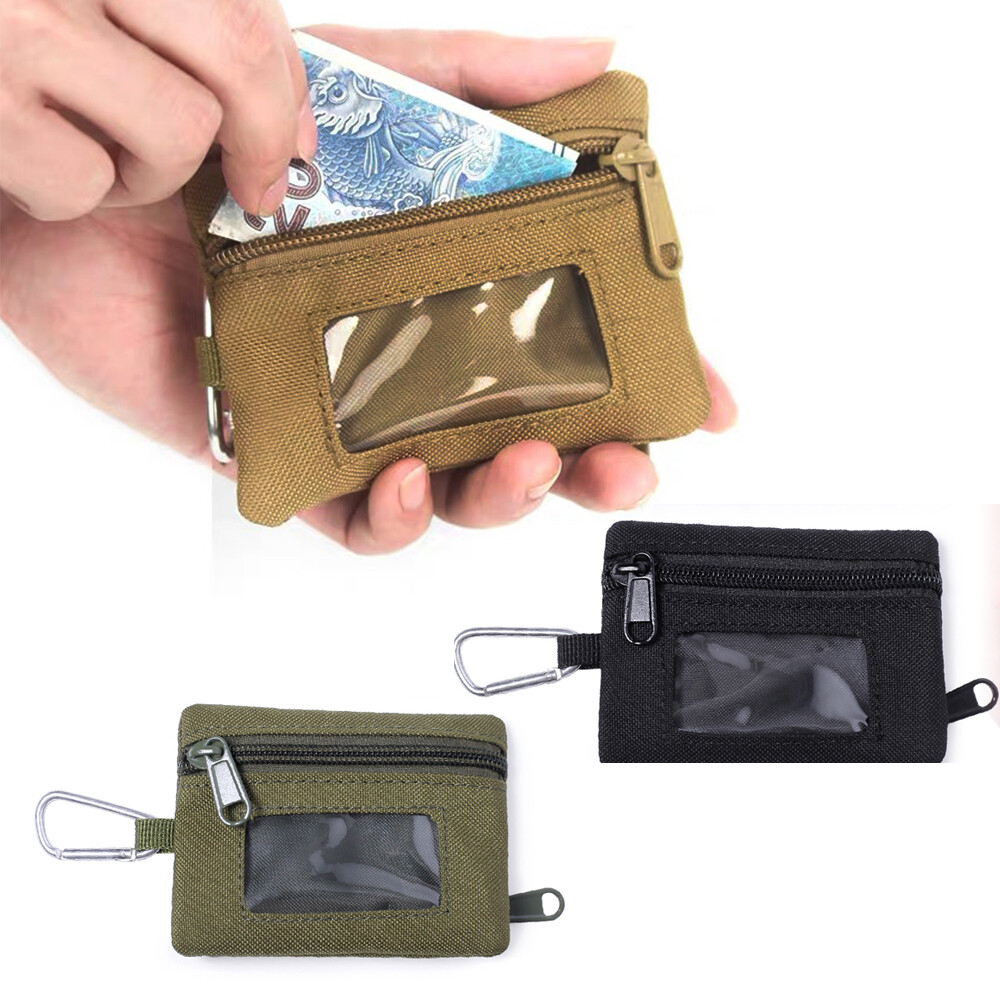 Tactical Military Mini Bag Earphone Key Coin Holder Waist Wallet Molle EDC Pouch