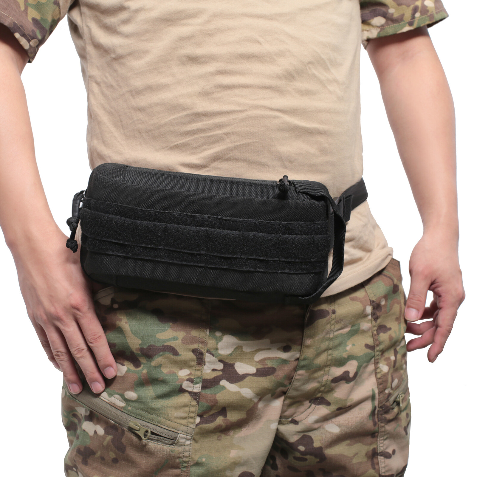 Tactical Molle Sling Bag Chest Shoulder Daypack Crossbody EDC Utility Phone Bag