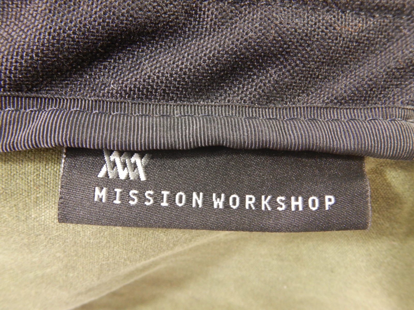 Mission Workshop Fitzroy Green Waxed Canvas Pack Backpack
