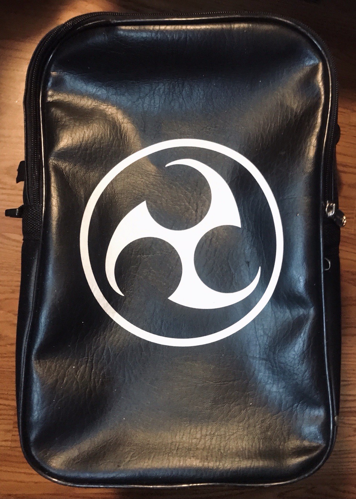 Large Black Mitsu Trinity Logo Duffel Gym Bag Mixed Martial Arts MMA Travel Bag
