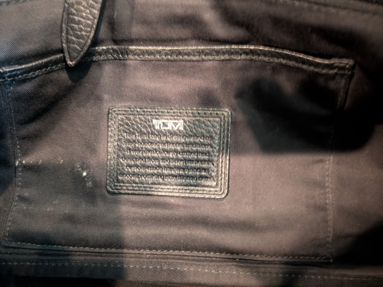 Tumi Albuquerque East/West Messenger Bag, Black Pebble Leather