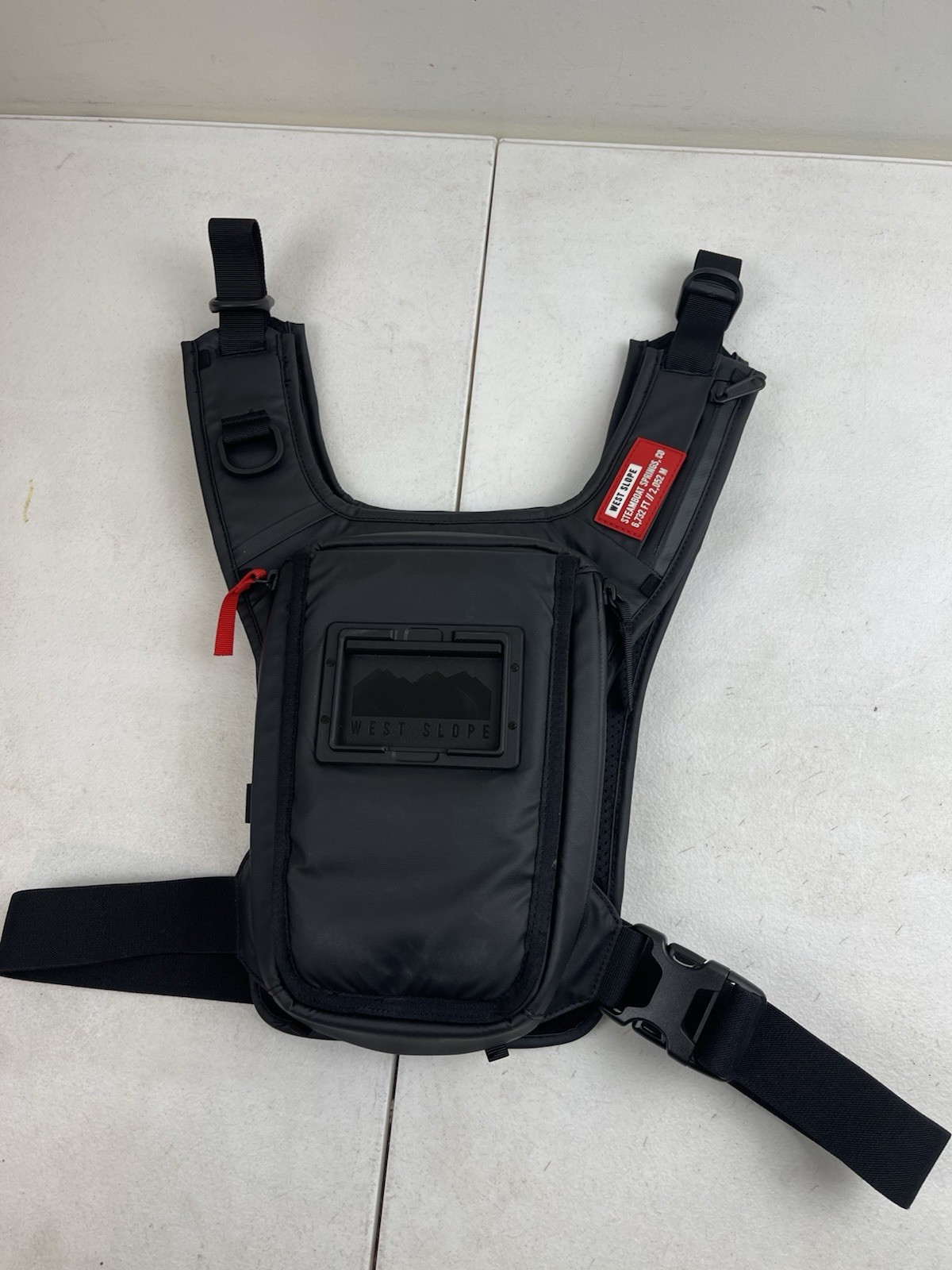 West Slope Gear Chest Pack Black Outdoors Ski Snowboard Hiking Best