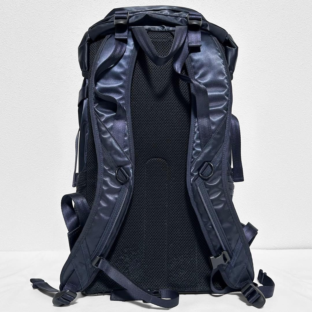 PORTER x SAC’S BAR Collab Backpack Made in Japan Navy Nylon Satin Condition EX