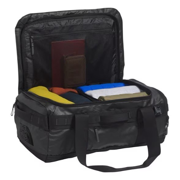 THE NORTH FACE Base Camp Voyager Duffel—42L – PFAS Free, TNF Black/TNF White-NPF